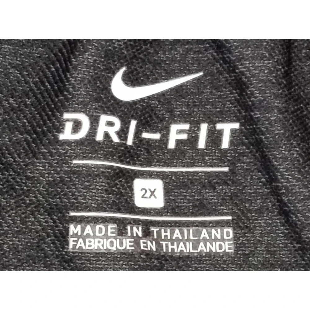 Nike Dri-Fit Athletic Shorts‎ Drawstring Waist Black Women's Sz 2X